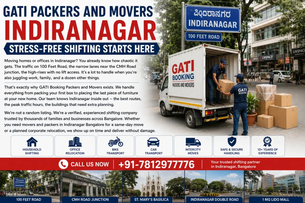 Packers and Movers Indiranagar