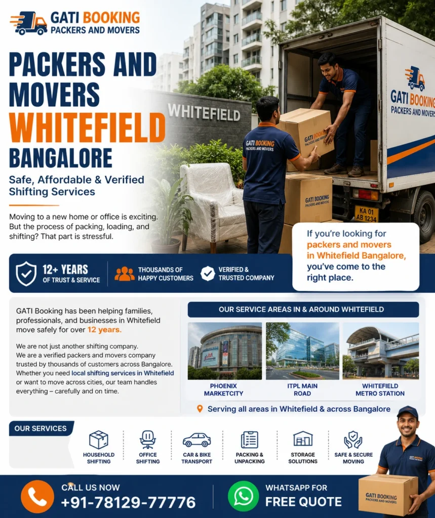 Packers and Movers Whitefield