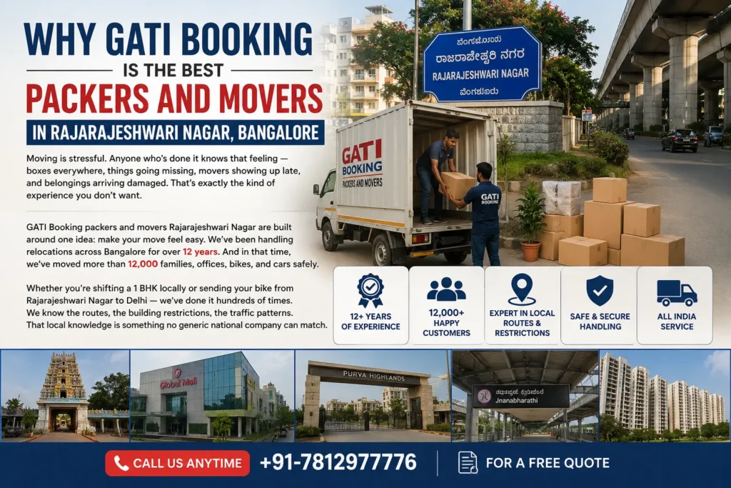 Packers and Movers Rajarajeshwari Nagar