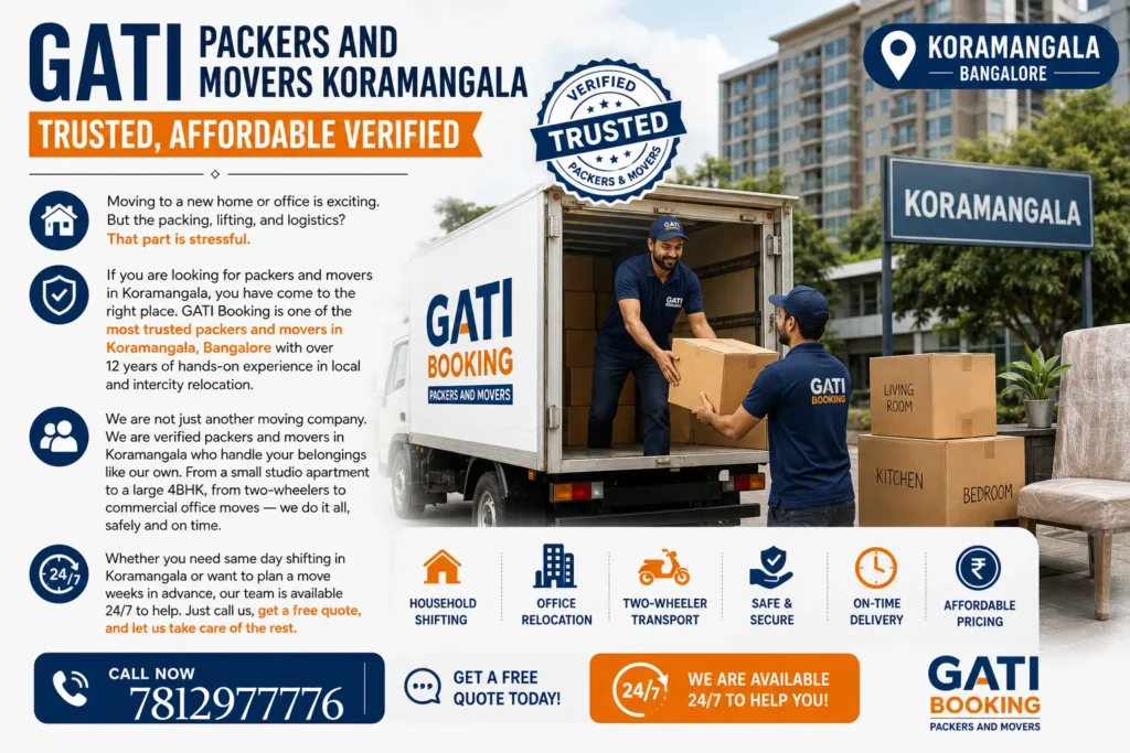 Packers and Movers Koramangala